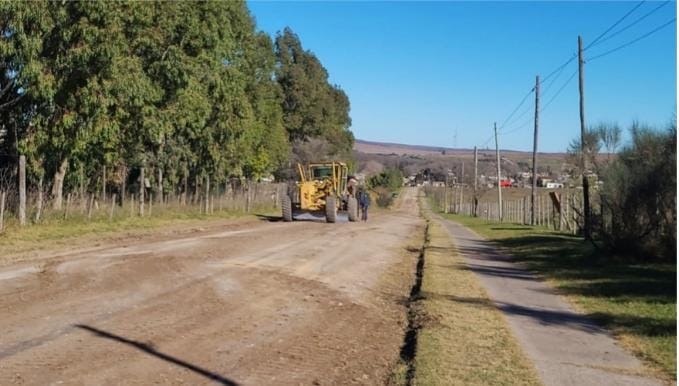 Mantenimiento de calles en Villa Mi Serranía y Sierras Bayas