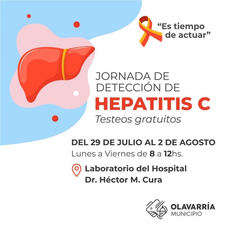 Campaña de detección de Hepatitis C en Olavarría