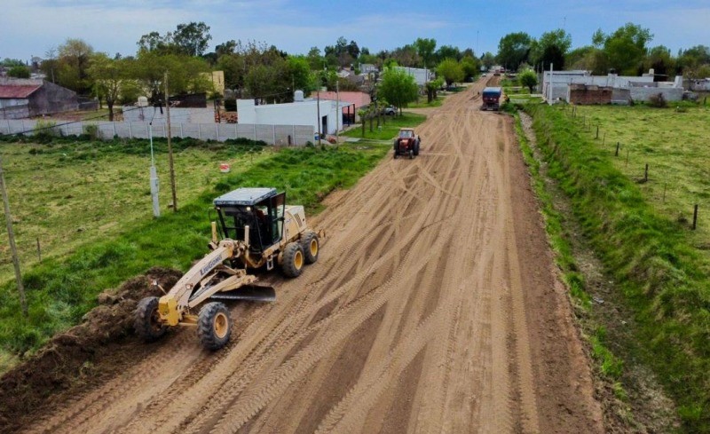 Mejoramiento de calles en pueblos y localidades