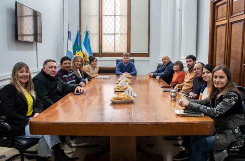 Los delegados municipales se reunieron en la Intendencia