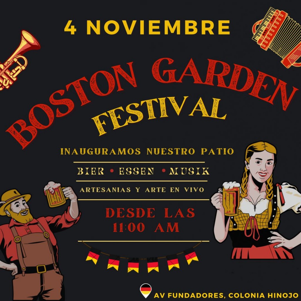 Colonia Hinojo: Boston inaugura el patio a pura fiesta