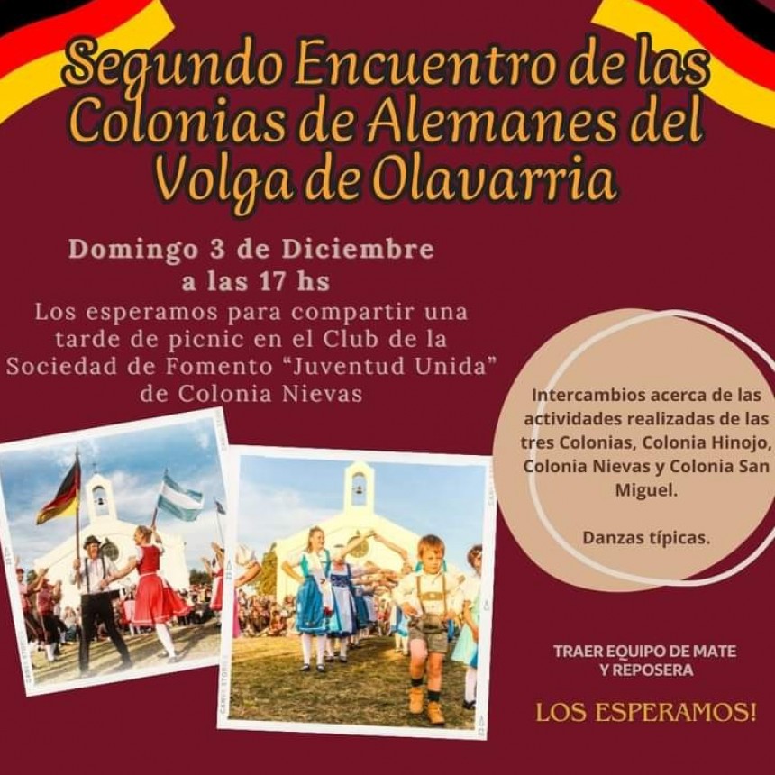 Encuentro de Colonias de Alemanes del Volga en Colonia Nievas